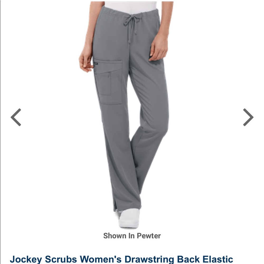 Jockey grey scrub pants